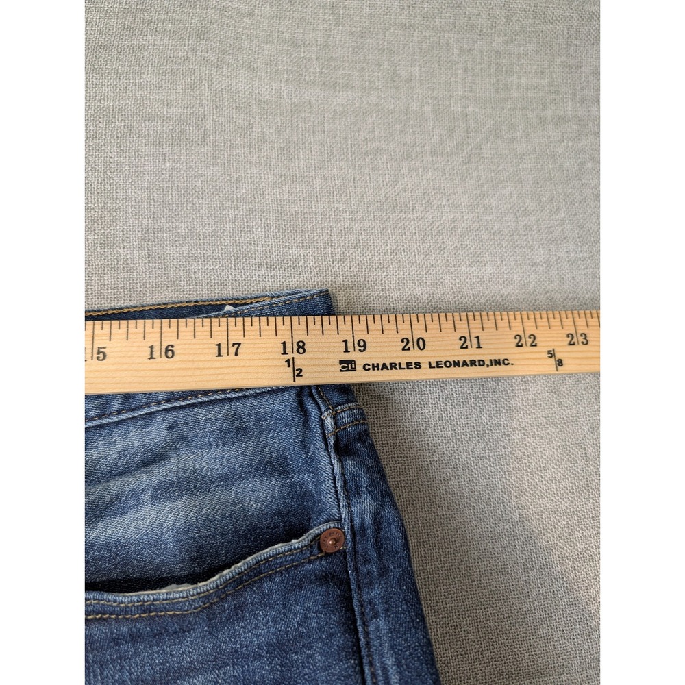 Lucky Brand 121 Heritage Slim Jeans Mens 38x30 Blue Medium Wash Denim 7M12700 - Picture 6 of 15